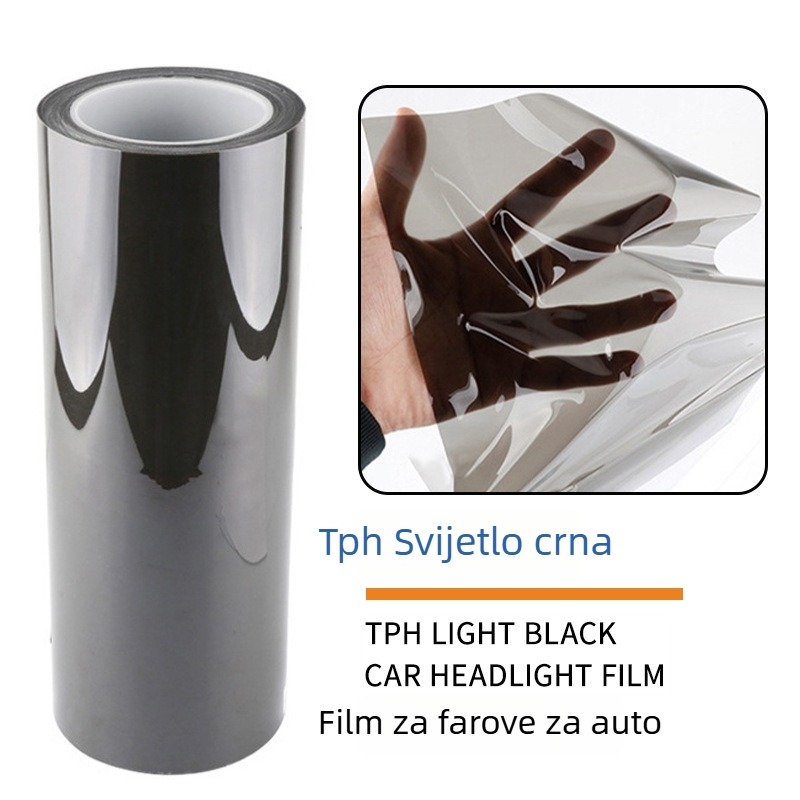Zaštitna folija za automobilska svjetla – TPH materijal, proziran uzorak, samoljepljiva ugradnja, prilagodljivo