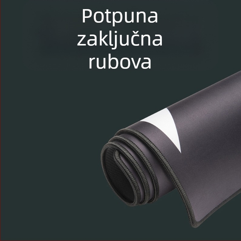 Gaming podložak za miš s debelim rubom, protuklizna, USB hub, površina od platna