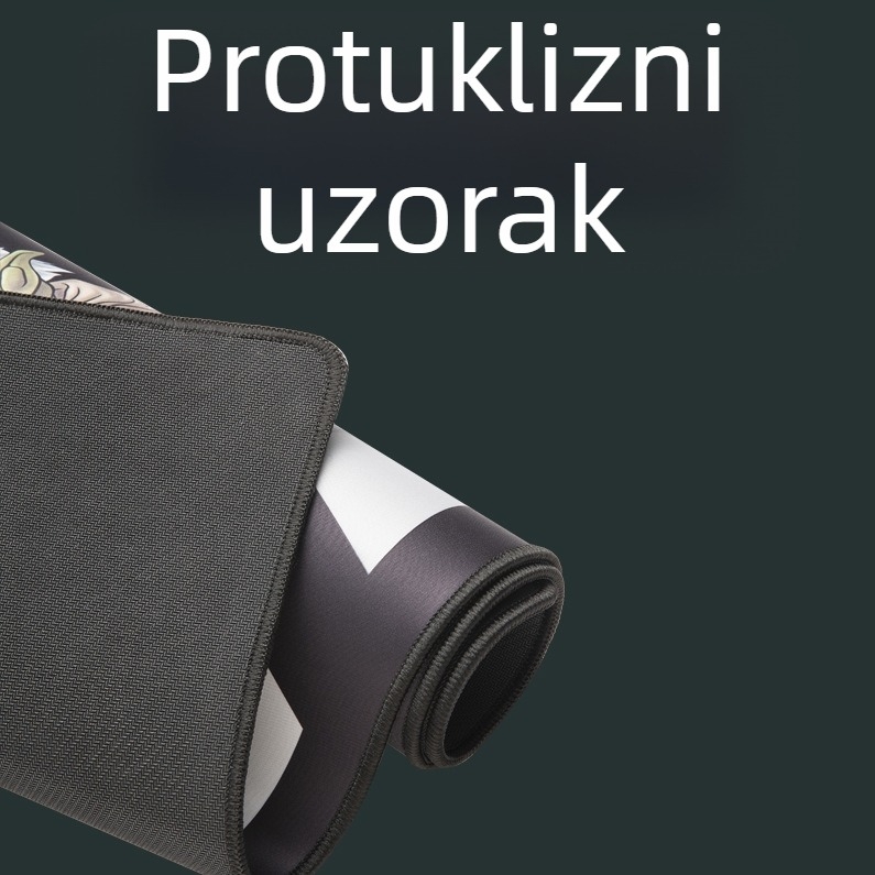 Gaming podložak za miš s debelim rubom, protuklizna, USB hub, površina od platna