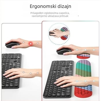 Silikonska podloga za zglob tipkovnice – dvostruka, vodootporna, protuklizna, 280 g