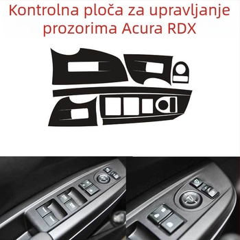 Naljepnica za središte kotača - Nehrđajući čelik, Crtani uzorak, Prilagodljivo, Ugradnja vakuumskim čašama, Acura RDX