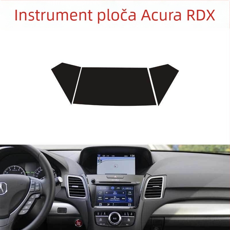 Naljepnica za središte kotača - Nehrđajući čelik, Crtani uzorak, Prilagodljivo, Ugradnja vakuumskim čašama, Acura RDX