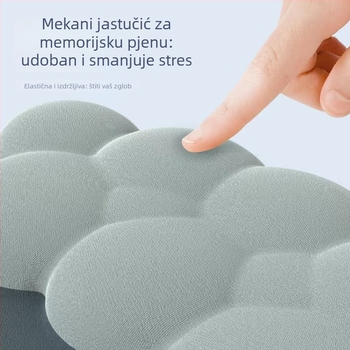 Gradient Cloud jastučić za zglob tipkovnice – memory pjena s silikonskim dnom, jednostrani, hladno oblikovanje, model 7215119, OEM prilagodljivo