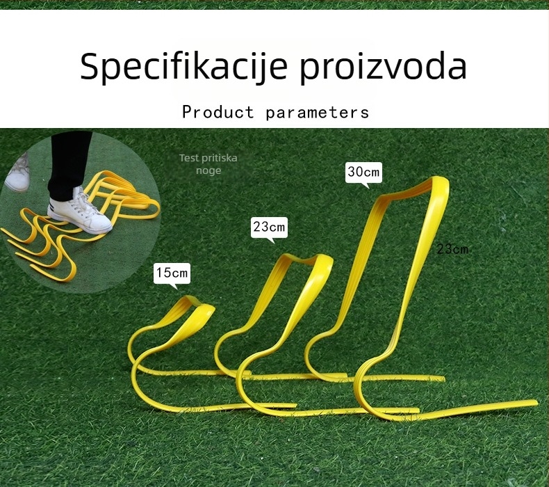 Nogometna trening prepreka - prenosna, protuklizna, PE, STEAKY