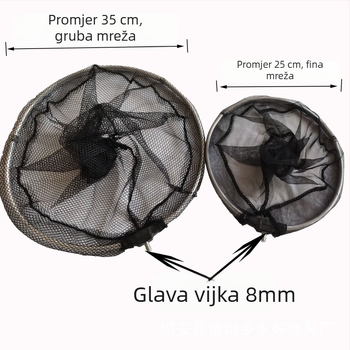 Teleskopska mrežna palica za ribolov — aluminijska legura, Yonghao Fishing Gear