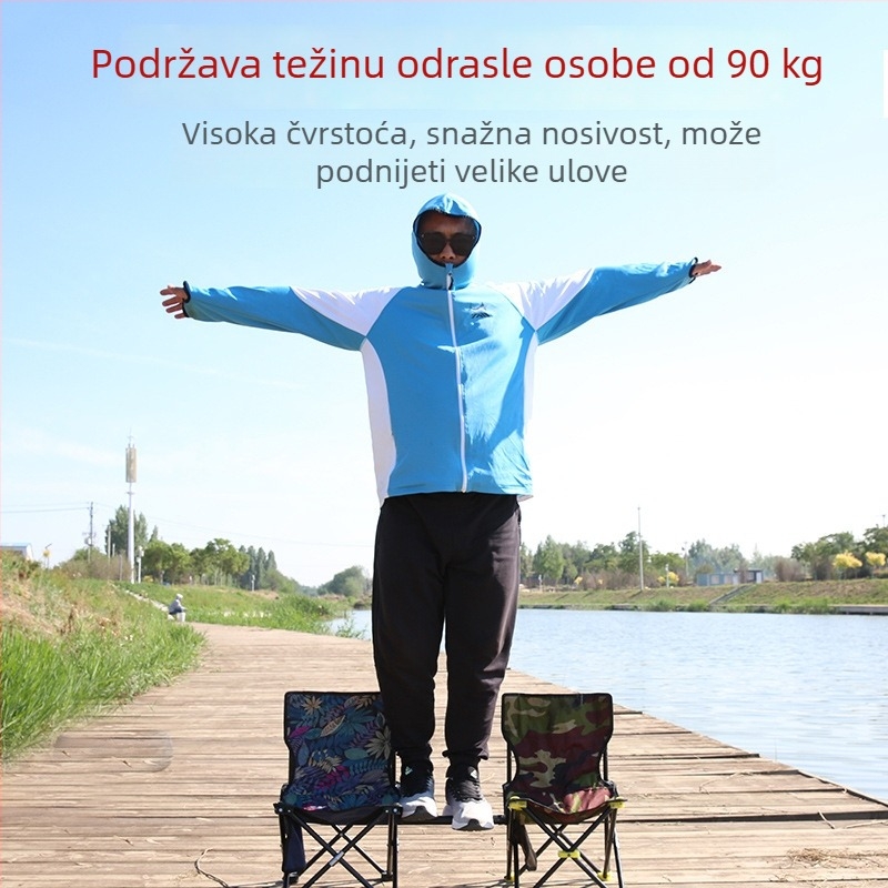 Karbonska teleskopna palica za dip mrežu, 7 sekcija, 480 g, čvrsta konstrukcija