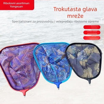 Trokutasta glava mreže od aluminijske legure, odvojiva, za ribarsku mrežu, veličine 35/40/45