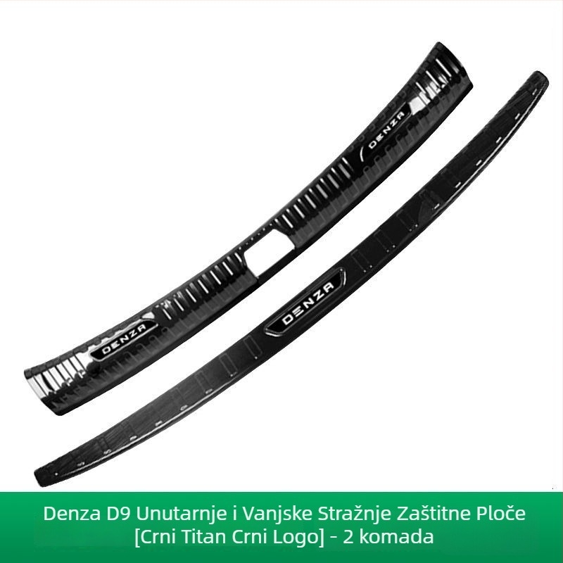 Zaštitna naljepnica praga Tengshi D9 — nadogradnja/retrofit, dekorativni pedala za stopalo, prilagodljivo