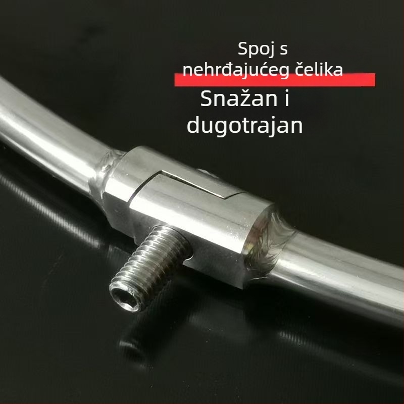 Sklopivi zavarani mrežni prsten za glavu, nehrđajući čelik, šuplji kružni okvir mreže, integrirani sklopivi mrežni prsten