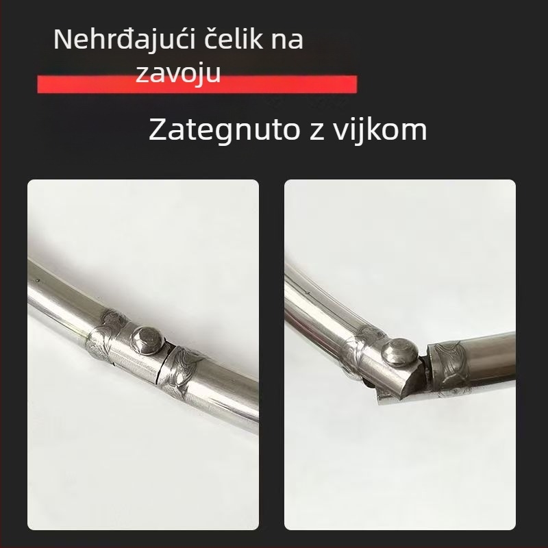 Sklopivi zavarani mrežni prsten za glavu, nehrđajući čelik, šuplji kružni okvir mreže, integrirani sklopivi mrežni prsten