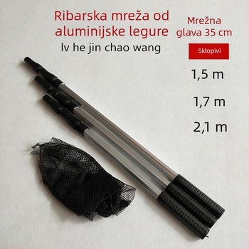 Sklopiva glava aluminijske legure za ribolovnu mrežu