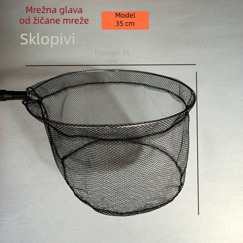 Sklopiva glava aluminijske legure za ribolovnu mrežu
