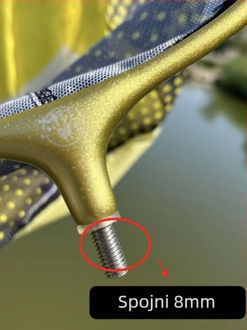 Glava mreže za lov ribe od karbonskih vlakana, dubinska konstrukcija, bez udice