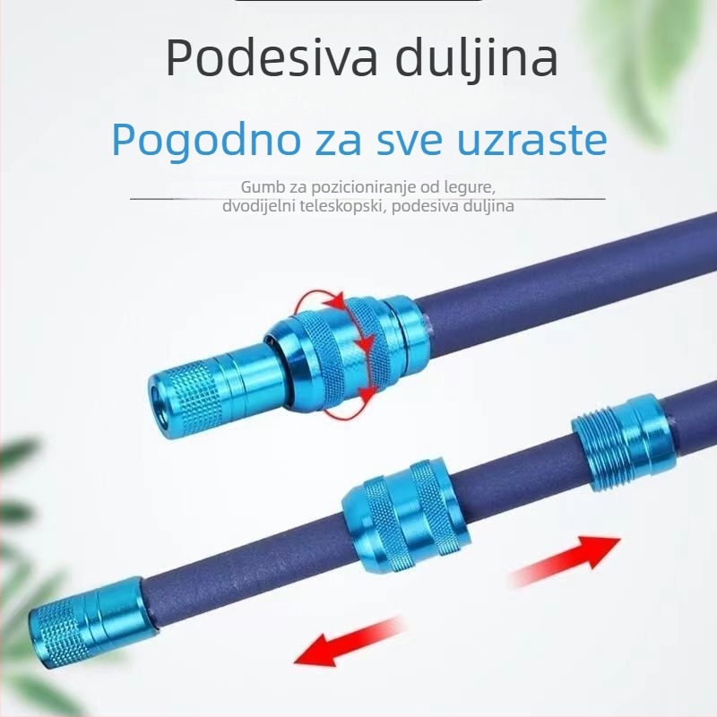 Dječja mini mreža od karbonskih vlakana za vanjski ribolov, lagana za hvatanje omara, riba, leptira i insekata