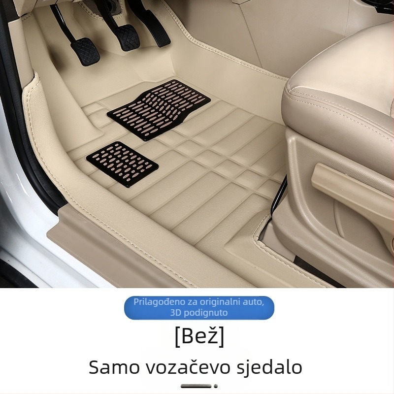 Baojun 730 podloge za pod, za 7 mjesta, potpuno prekrivanje, PVC materijal, kožne uloške za stopala, bez logotipa