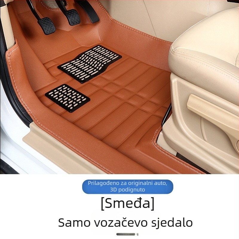 Baojun 730 podloge za pod, za 7 mjesta, potpuno prekrivanje, PVC materijal, kožne uloške za stopala, bez logotipa