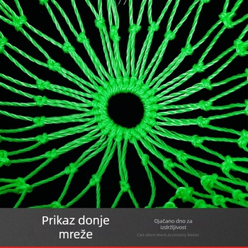Najlon glava mreže za velike ulove, zelena, mreža s 24/36/45 vlakana