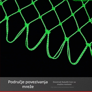 Najlon glava mreže za velike ulove, zelena, mreža s 24/36/45 vlakana