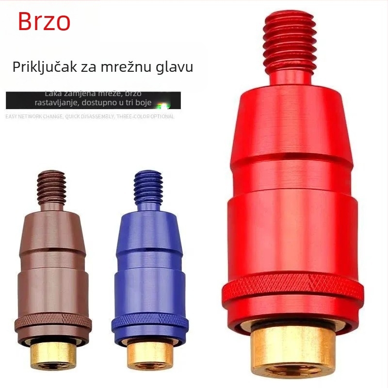 Chi Fox aluminijski spojnik za glavu mreže s protivrotacijom, brzi spoj za ribarske mreže