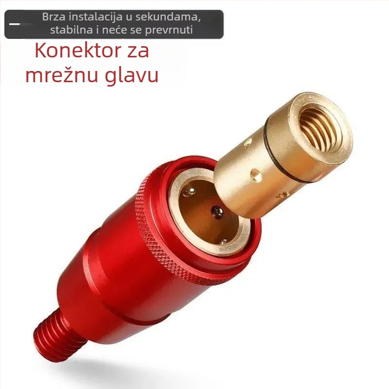 Chi Fox aluminijski spojnik za glavu mreže s protivrotacijom, brzi spoj za ribarske mreže