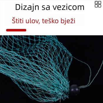 Torba za mrežu za ribolov s plosnim dnom, 4-žična lemljena žica, kopča — Chogo Carp
