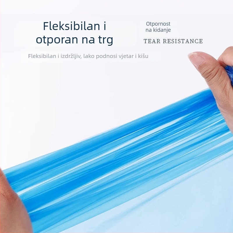 Jednokratne dječje kišne gaće s potpunim pokrivenjem stopala, produžena duljina, PE materijal, uobičajene debljine