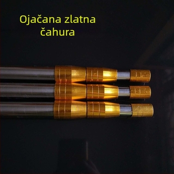 Produživa mrežna šipka od nehrđajućeg čelika, 1,5–10 m, ribolovni pribor