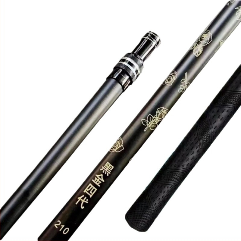 Karbonski štap za mrežu za ribolov, 3-djelni teleskop