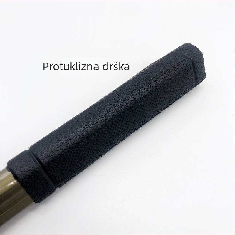 Trokutni ojačani aluminijski štap za mrežu, harpun štap, ojačani debeli aluminijski štap za kosu