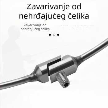 Sklopivi okvir mreže za ribolov od nehrđajućeg čelika – kružni i trokutasti prsteni, promjer žice 6 mm