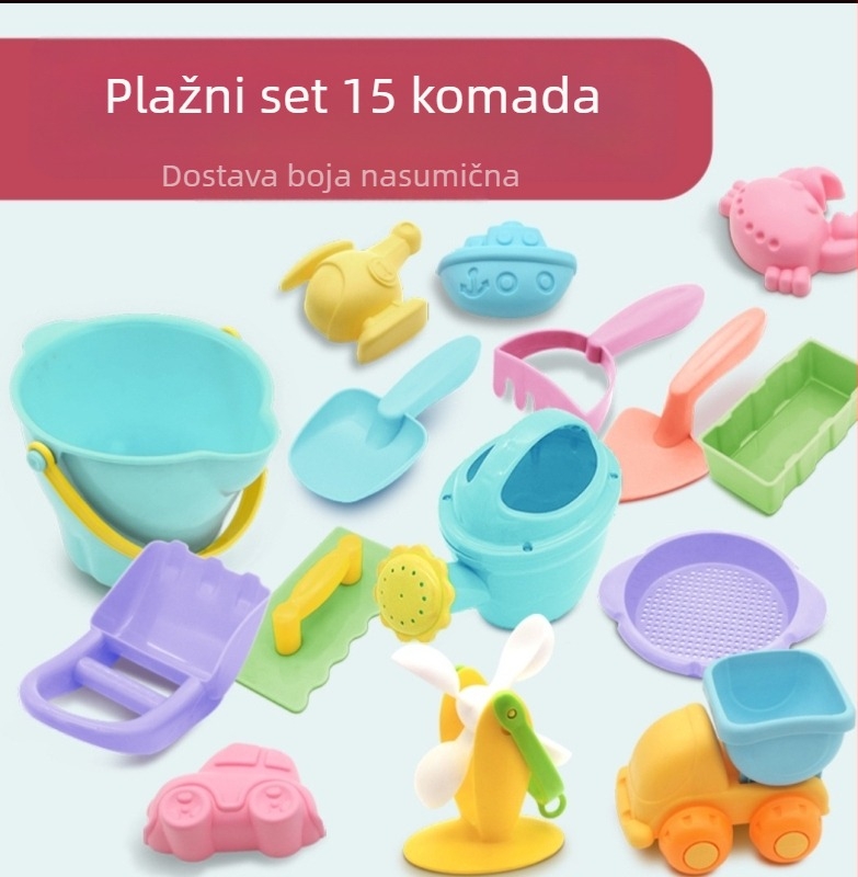 Igračke za vodu i pijesak za djecu — ABS+PP, uzrast 4–6 godina, razvija koordinaciju ruka-oca i vještine kroz interaktivnu igru s roditeljima