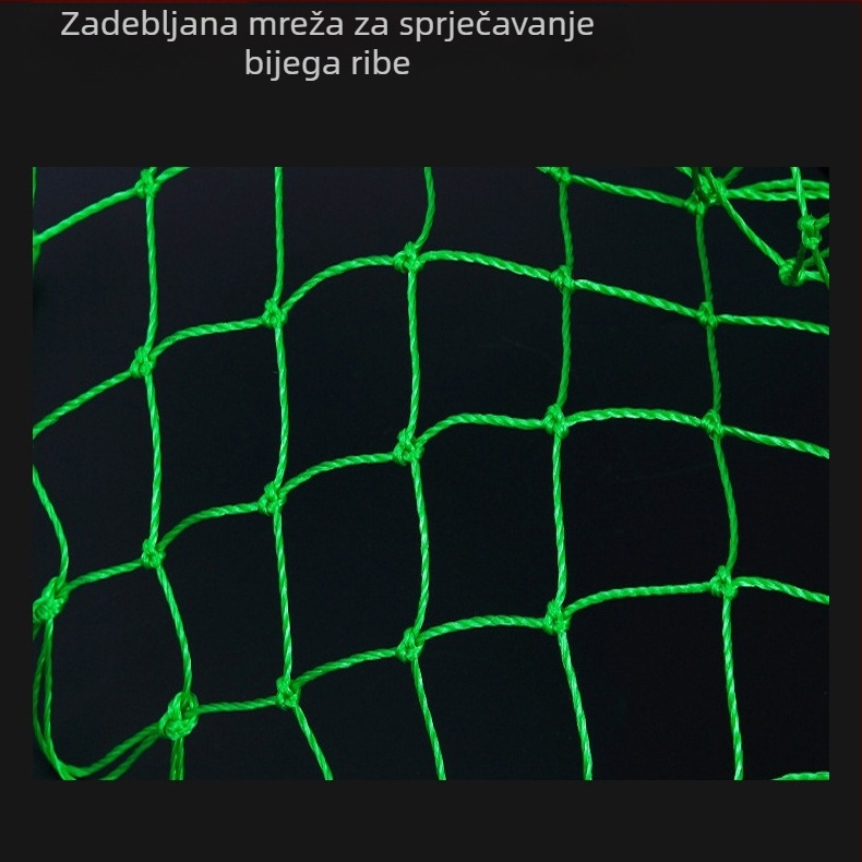 Hongliang Ručno pleteni najlonski ribolovni mrežni vrh s Daqing mrežom