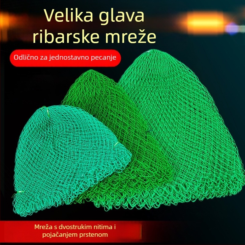 Hongliang Ručno pleteni najlonski ribolovni mrežni vrh s Daqing mrežom