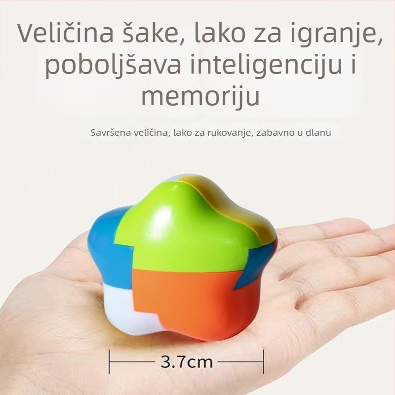 Luban Lock / Kong Ming Lock – plastična slagalica-ključ, kognitivni razvoj, za uzrast 7–14 godina