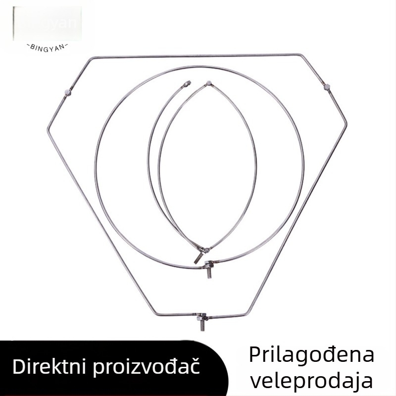 Nehrđavi sklopivi prsten mreže za ribolov