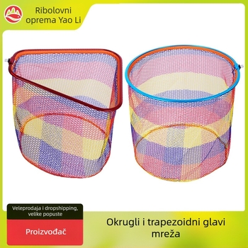 Aluminijska glava ribarske mreže s dubokim džepom, brzo sušenje i zaštita od ogrebotina