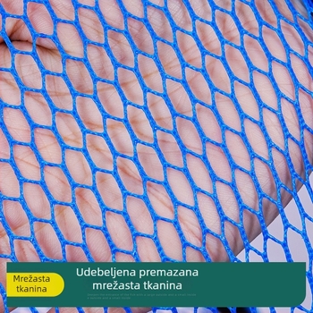 Aluminijsko-legurna glava mreže za ribolov – mreža premazana ljepilom, produbljena i zgušnjena