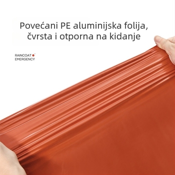 Kišnoski kaput za planinarenje u pončo stilu, normalna debljina, tkanina 0,026–0,03 mm, vodootporni PE ljepilo sloj, za odrasle