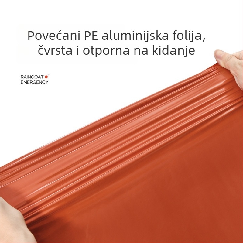 Kišnoski kaput za planinarenje u pončo stilu, normalna debljina, tkanina 0,026–0,03 mm, vodootporni PE ljepilo sloj, za odrasle
