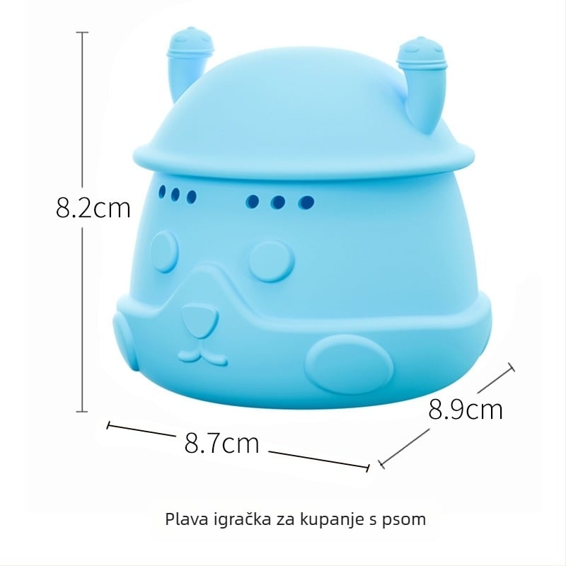 Silikonski set igračaka za kupanje za bebe i malu djecu – žvačuće igračke za vodene igre, razvoj koordinacije ruka-oko