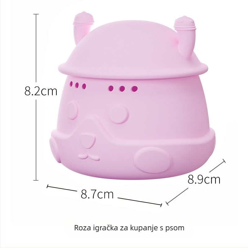 Silikonski set igračaka za kupanje za bebe i malu djecu – žvačuće igračke za vodene igre, razvoj koordinacije ruka-oko