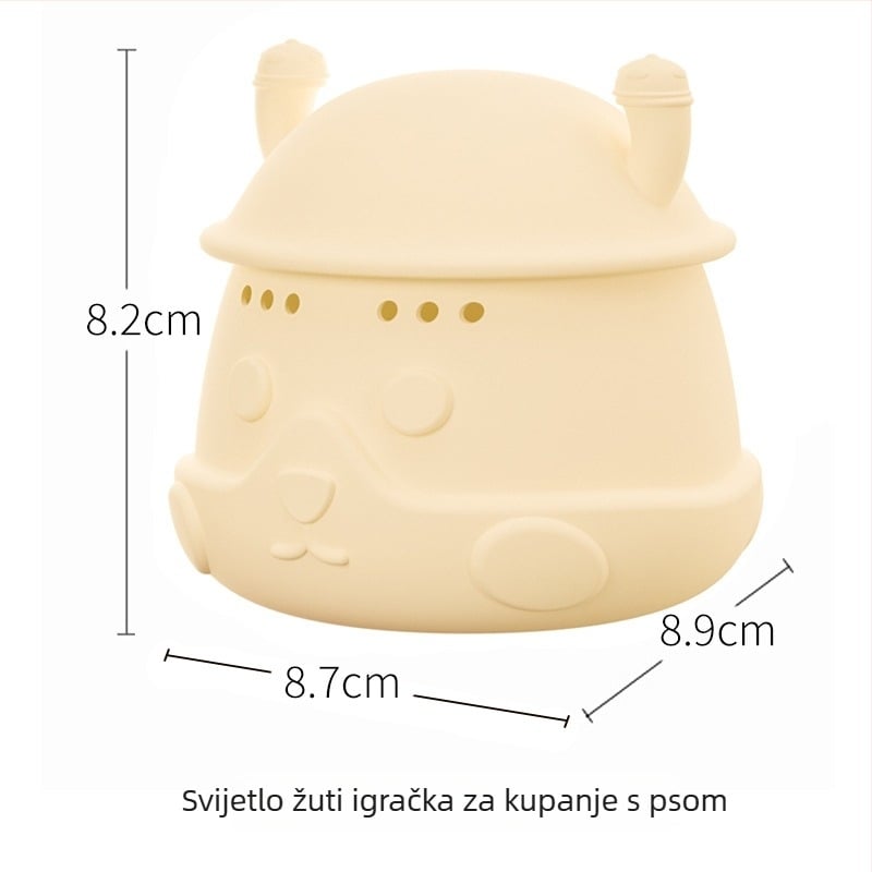 Silikonski set igračaka za kupanje za bebe i malu djecu – žvačuće igračke za vodene igre, razvoj koordinacije ruka-oko