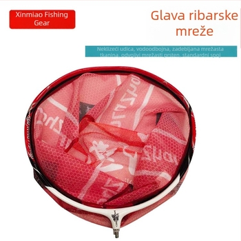 Glava mreže od titanovog legura s protiv-zamotavanjem i mrežasta torba za brzo sušenje za muhaření