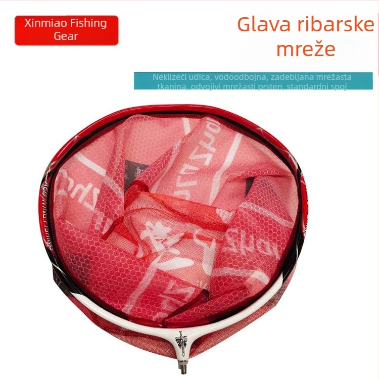 Glava mreže od titanovog legura s protiv-zamotavanjem i mrežasta torba za brzo sušenje za muhaření