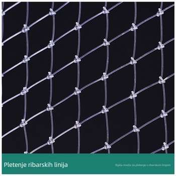 Ručno tkan ribarsko mrežno glava s najlonskom mrežicom i torbicom – Flying Fishing Gear; materijal: Fishing Line