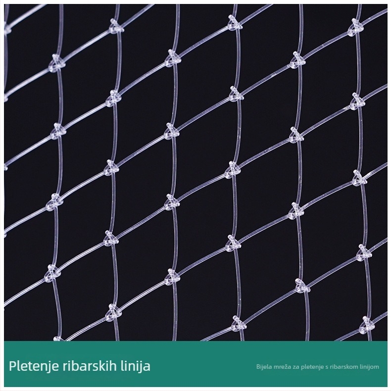 Ručno tkan ribarsko mrežno glava s najlonskom mrežicom i torbicom – Flying Fishing Gear; materijal: Fishing Line