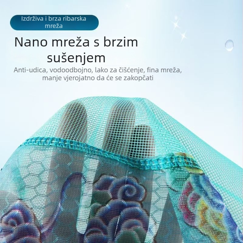 Glava mreže za ribolov, od aluminijsko-magnezijske legure, nepravilnog oblika