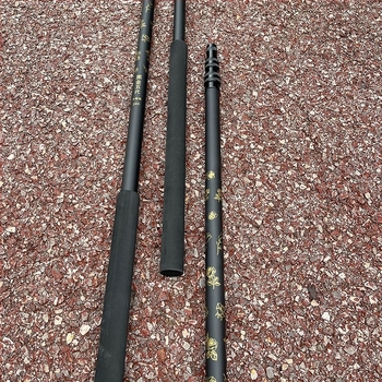Karbonski štap za mrežu za ribolov s pjenastim ručkom, teleskopski, 2–3 sekcije