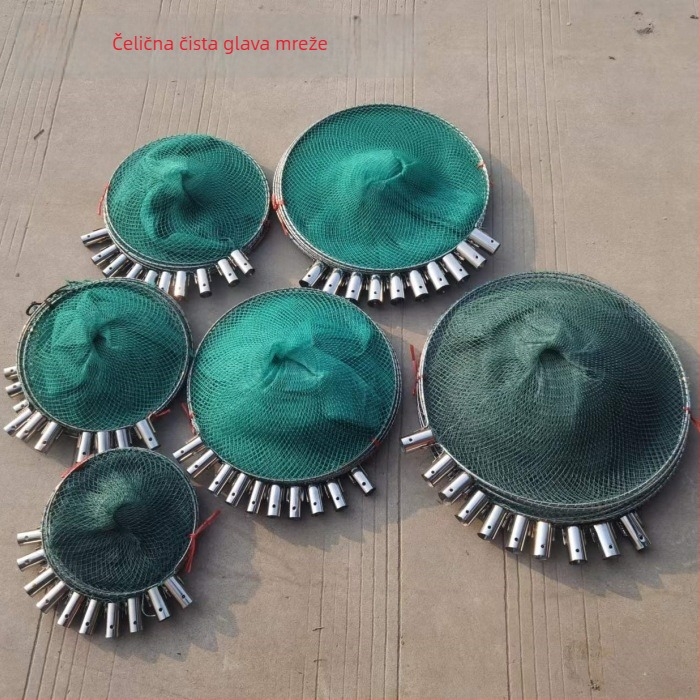 Čvrsta glava mreže od nehrđajućeg čelika s mehanizmom, mreža od nehrđajućeg čelika s gumom, nosivost 200 kg, dubina varira ovisno o promjeru