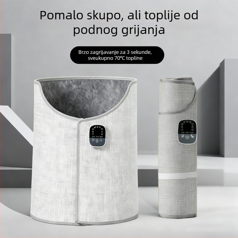 NJ6 Grijač za stopala, napajanje USB, 360° okružnog grijanja, dvostruka uporaba: USB i priključak